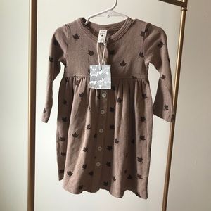 Kate Quinn Pointelle Maple Leaf Dress